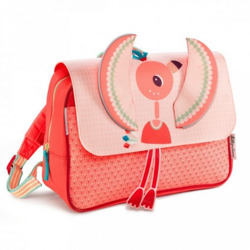 cartable flamant rose anais lilliputiens